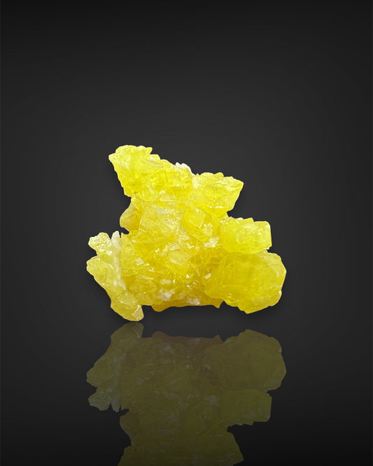 Sulphur with Minor Aragonite from Sicily, Italy