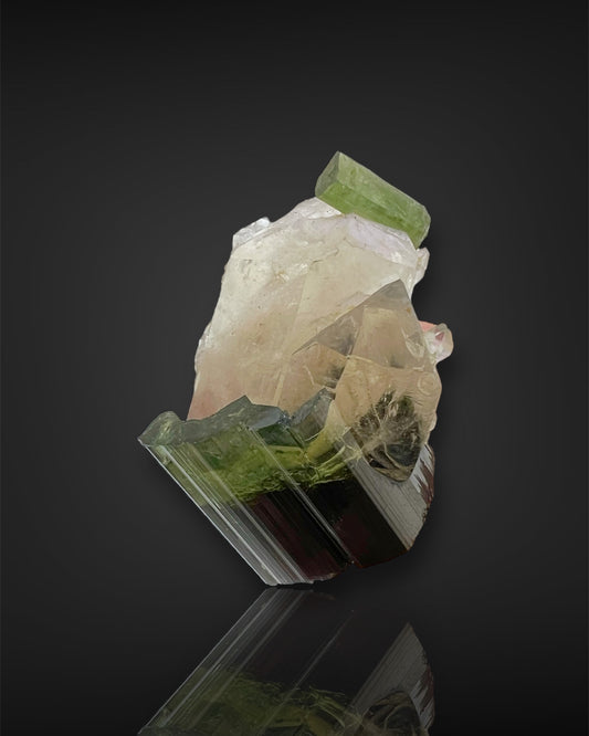 Tourmaline & Quartz from the Agua Branca Mine, Minas Gerais, Brazil